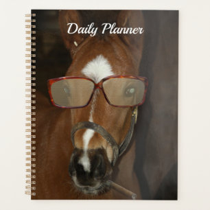Humoraler Horse Foal Smoking Cigar Daily Planner Planer