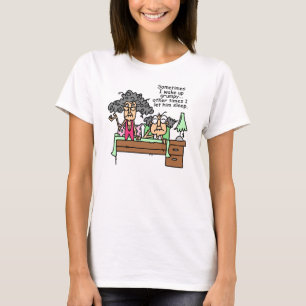 Humoraler Lass Grumpy Sleep T-Shirt
