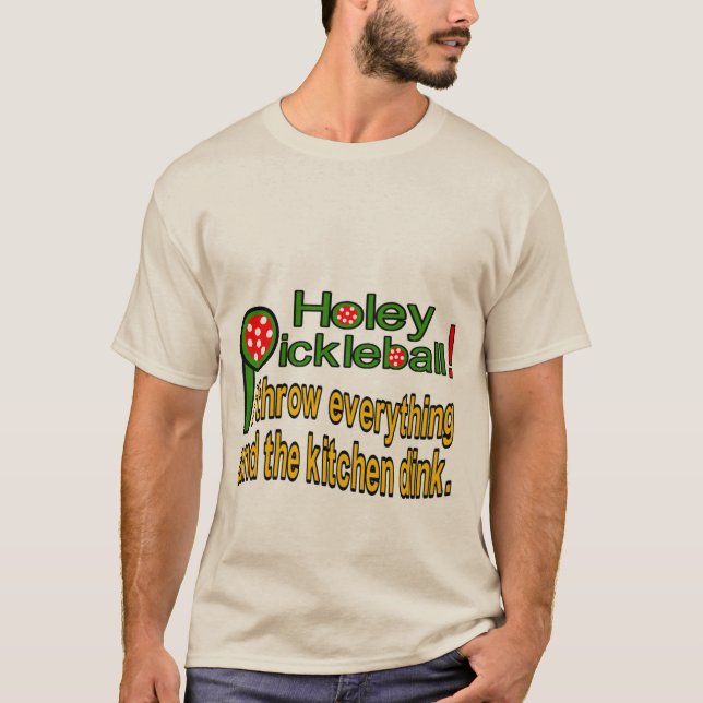 Humoraler Pickleball-T - Shirt (Vorderseite)