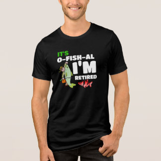 Humoraler Ruhestand eines Fischers Tri-Blend Shirt