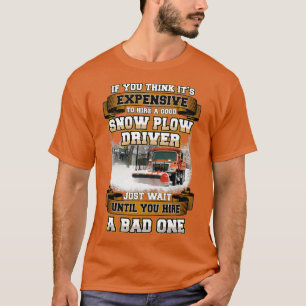Humoraler Schneepflug-Treiber T-Shirt