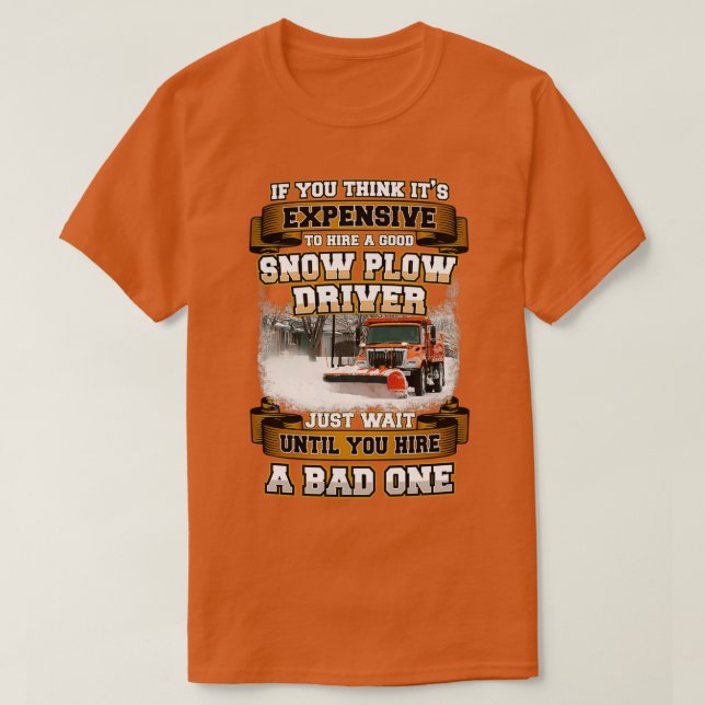Humoraler Schneepulver T-Shirt (Design vorne)