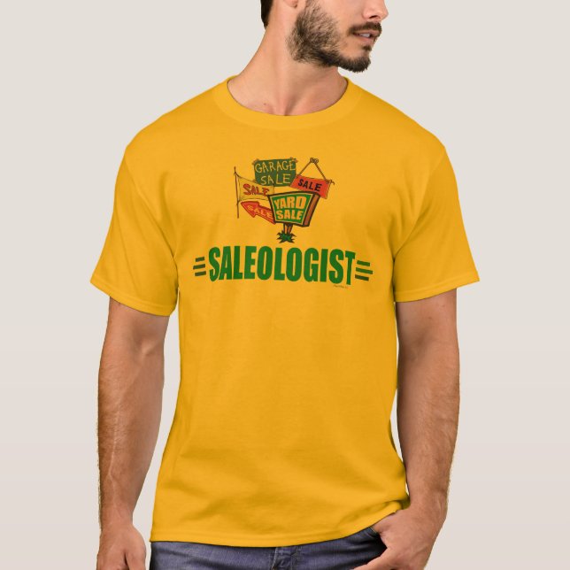 Humoraler Yard-Verkauf T-Shirt (Vorderseite)