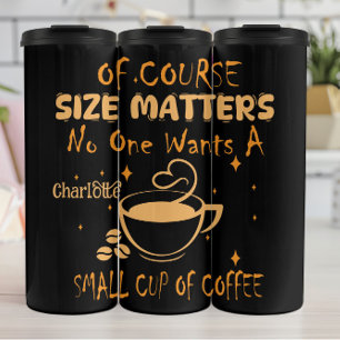 Humorales Coffee Loops Motivierend Design Thermosbecher