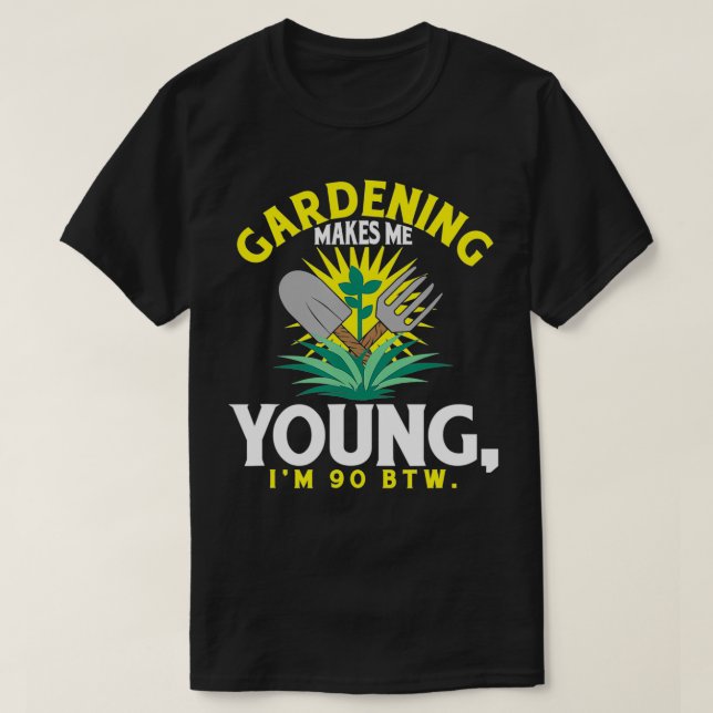 Humorales Gartenkostangebot für Gärtner T-Shirt (Design vorne)
