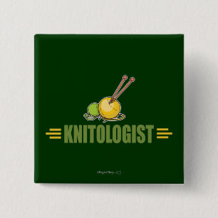 Humorales Knittern Button