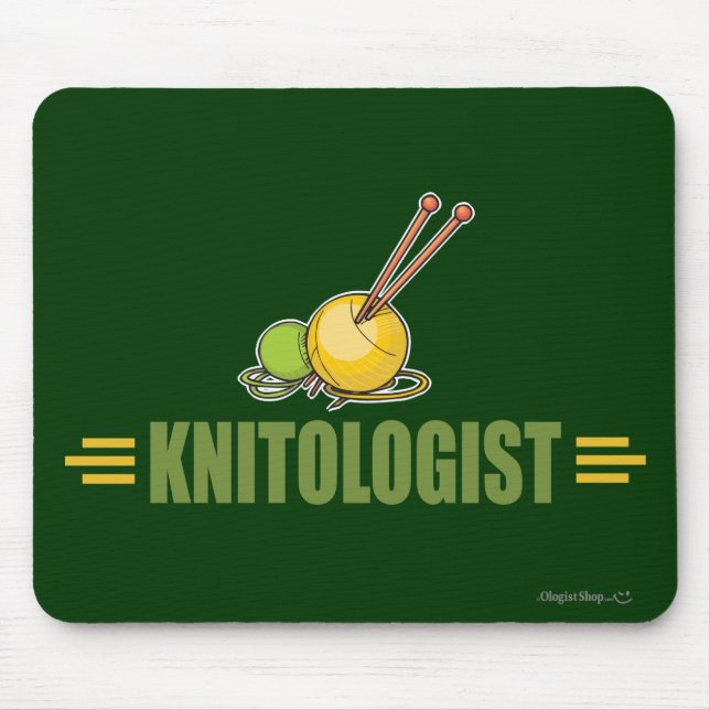 Humorales Knittern Mousepad (Vorne)