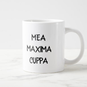 Humorales lateinkatholisches Mea Maxima Cuppa Jumbo-Tasse