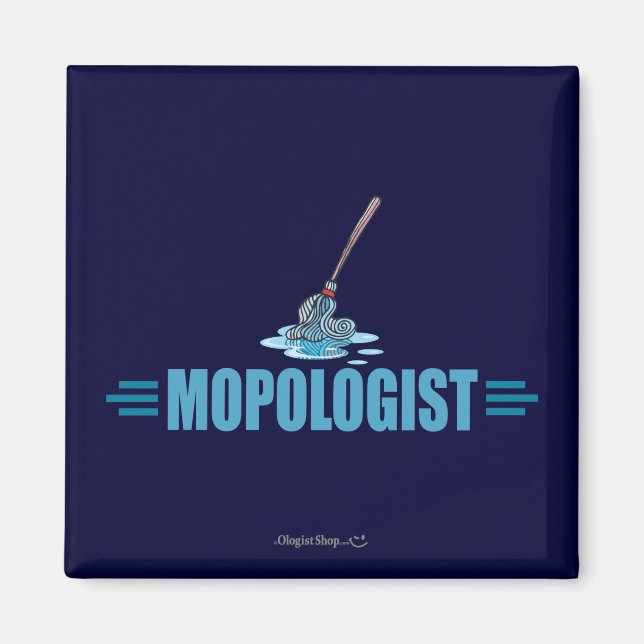 Humorales Mop Mopping Magnet (Vorne)