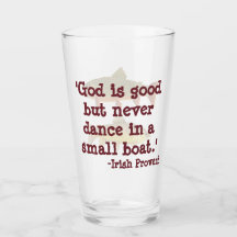 Humorales Pint Glass für den Fischfang