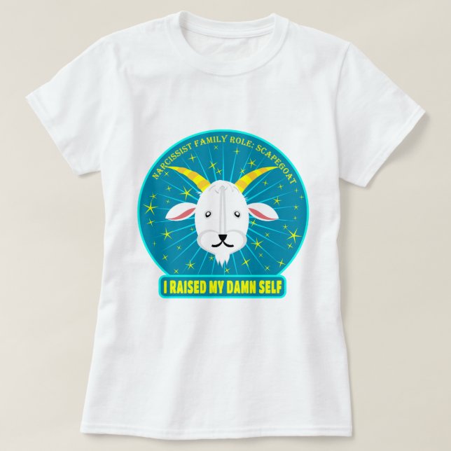 Humorales Scapegoat-Kind T-Shirt (Design vorne)