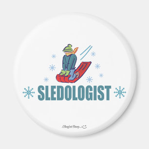 Humorales Schneedeln Magnet