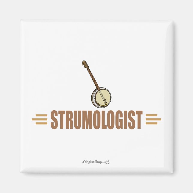 Humore Banjo Player Magnet (Vorne)