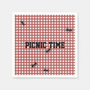 Humore Picnic Ants Custom Napkins Serviette
