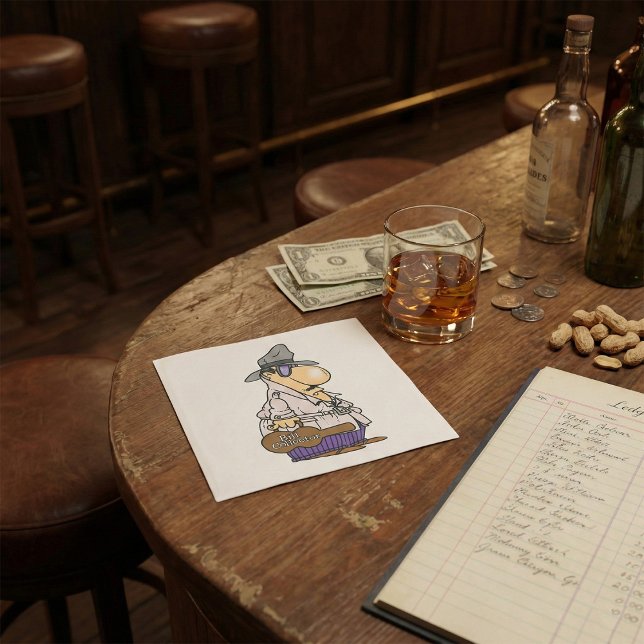 Humorer Bill Collector Serviette (Von Creator hochgeladen)