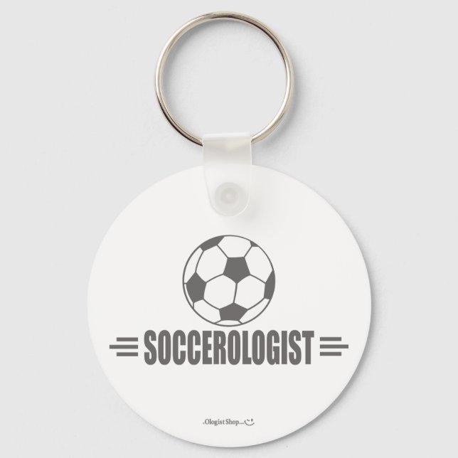 Humorer Fußball Schlüsselanhänger (Vorderseite)