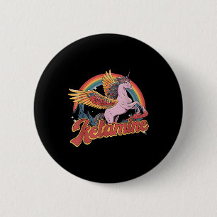 Humorer Ketamin Horse Emergency Funny Mental Heu Button