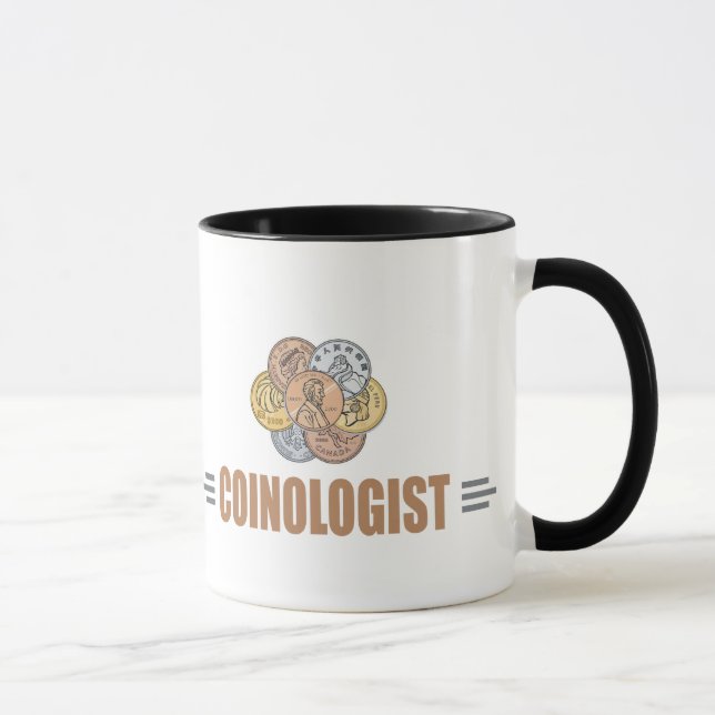 Humorer Münzsammler Tasse (Rechts)