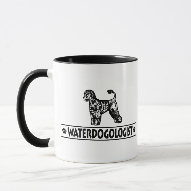 Humorer Portugiesischer Wasserhund Tasse (Links)