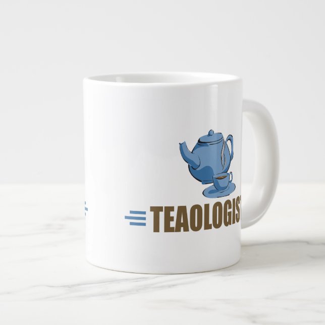 Humorer Tee Jumbo-Tasse (Vorderseite Rechts)