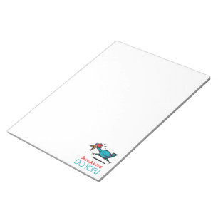 Humoriges Tofu Design Notizblock