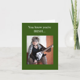 Humorisch lange irische Geschichten kurz Card Karte