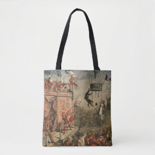 Humorische Druckausgabe eines Theaterdarstellers Tasche