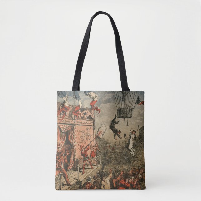 Humorische Druckausgabe eines Theaterdarstellers Tasche (Vorderseite)