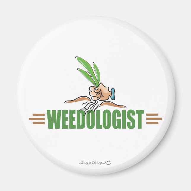 Humorische Gartenarbeit Magnet (Vorne)