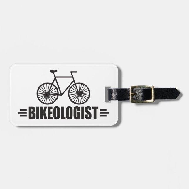 Humorisches Bike Gepäckanhänger (Vorderseite horizontal)