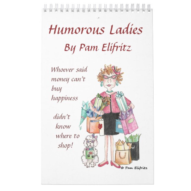 Humoristische, Assertive Ladys sagen es in Skizzen Kalender (Titelbild)