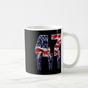Humoristischer Trump-lustiger Siegeszug Trump tanz Kaffeetasse