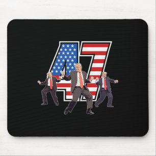Humoristischer Trump-lustiger Siegeszug Trump tanz Mousepad