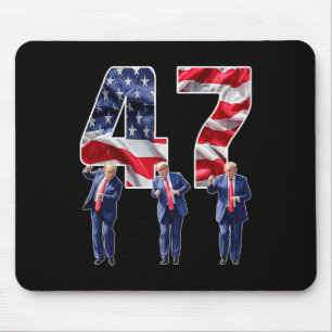 Humoristischer Trump-lustiger Siegeszug Trump tanz Mousepad