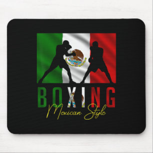 Humoristisches Boxen mexikanischer Sparring-Kickbo Mousepad
