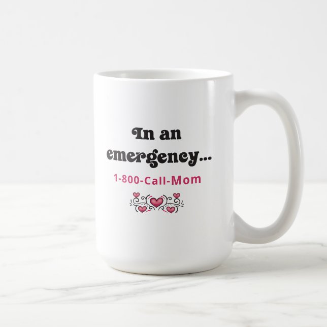 Humorose Simple Call Mama Coffee Tasse (Rechts)