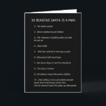 HUMOROUS ADULVICE" BEI CHRISTMAS FEIERTAGSKARTE<br><div class="desc">MENSCHLICHE BERATUNG AN MEINEN FREUND ODER FAMILIENMITGLIED BEI "CHRISTMAS" - SEID MERRY UND WARUM SANTA EIN "MANN" IST</div>