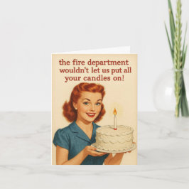 Humorous Birthday Card Feiertagskarte