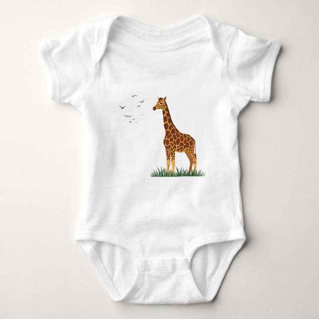 Humorous Coffee and Adulting Text Graphic Baby Strampler (Vorderseite)