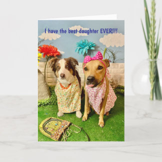 HUMOROUS DAUGHTER BIRTHDAY CARD FEIERTAGSKARTE