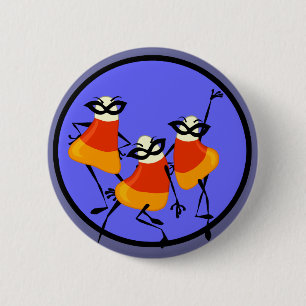 HUMOROUS HALLOWEEN CANDY CORN BUTTON