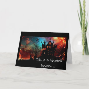 HUMOROUS HALLOWEEN KARTE