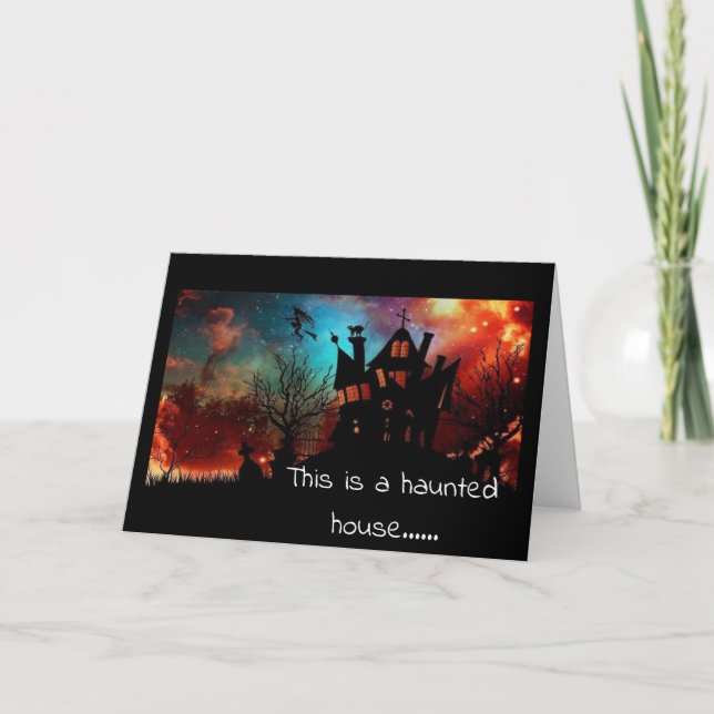 HUMOROUS HALLOWEEN KARTE (Vorderseite)