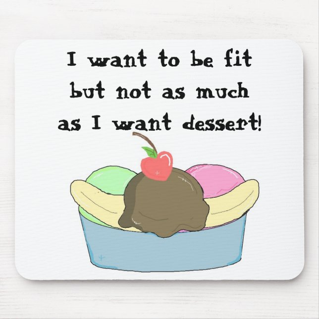 Humorous Sundae Mousepad (Vorne)