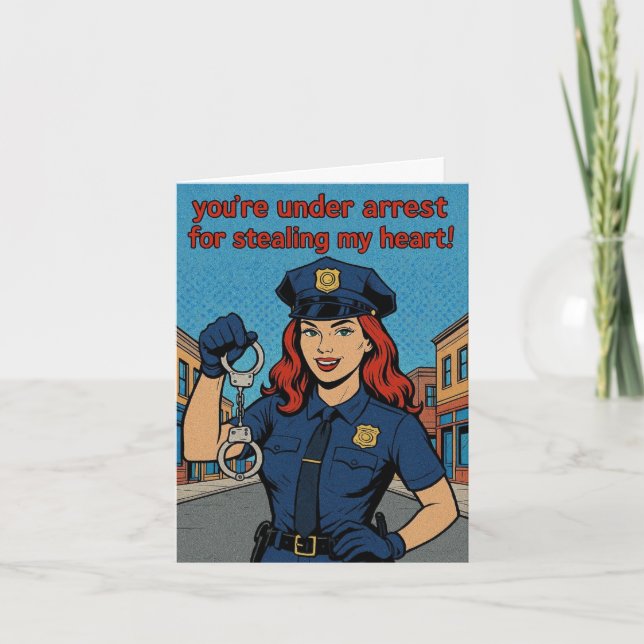Humorous Valentine's Day card  Karte (Vorderseite)