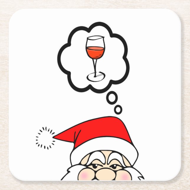 Humors Dream Santa Paper Untersetzer (Vorderseite)
