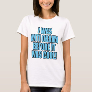 Humorvolle Antiobama-T - Shirts und -Autoaufkleber