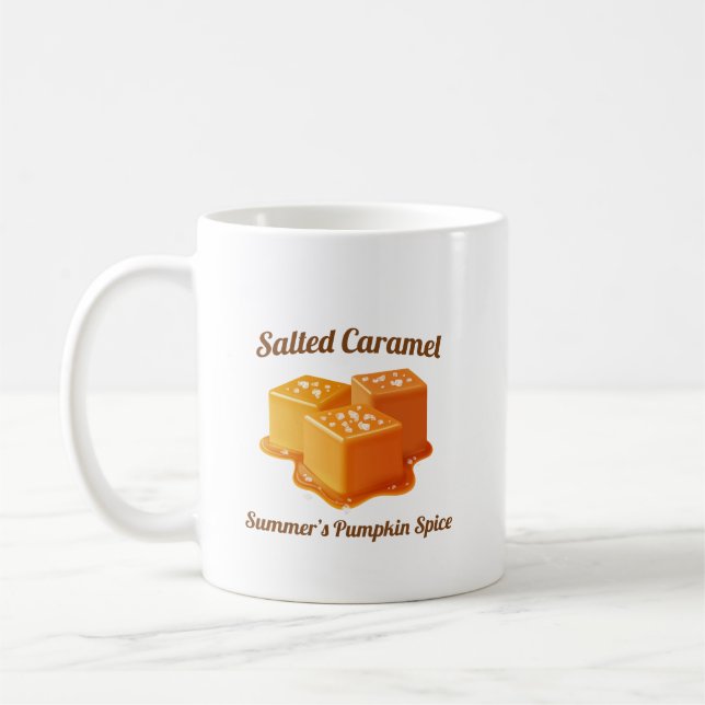 Humorvolle Caramel-Tasse Kaffeetasse (Links)