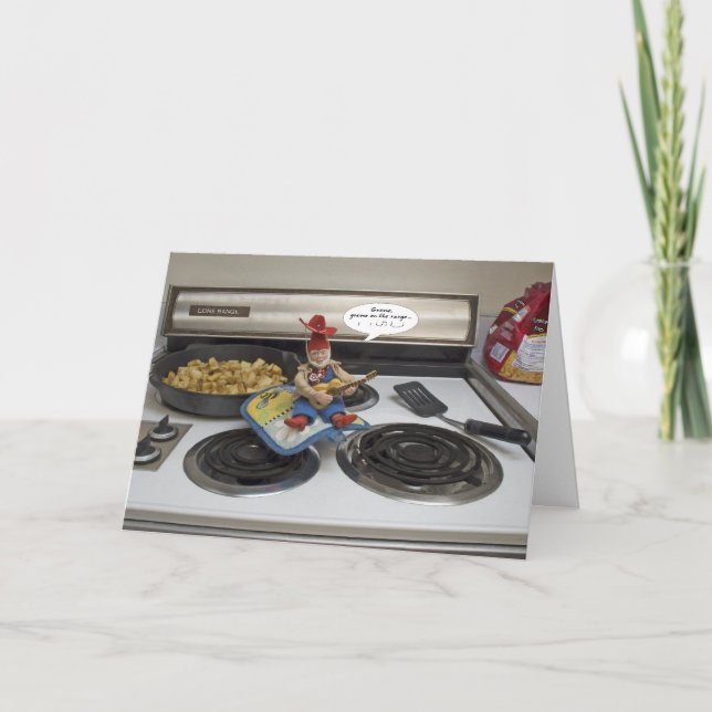 Humorvolle Gruß-Karten Karte (Vorderseite)