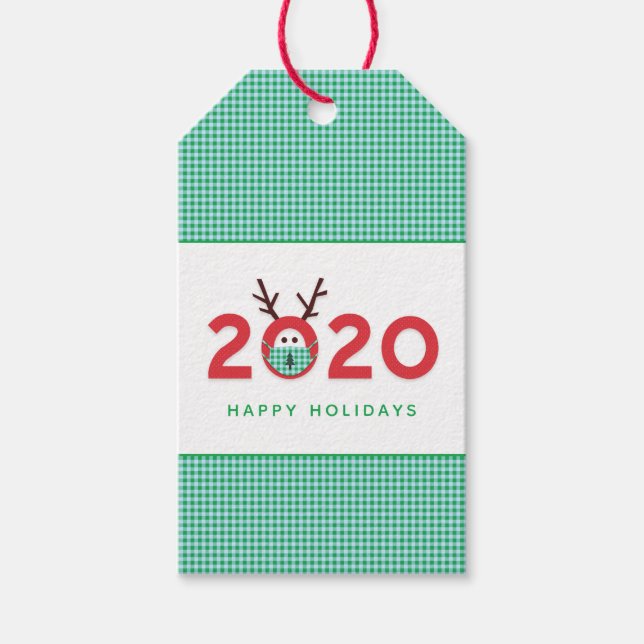Humorvolle Maskenreiniger 2020 Custom Holiday Geschenkanhänger (Vorderseite)